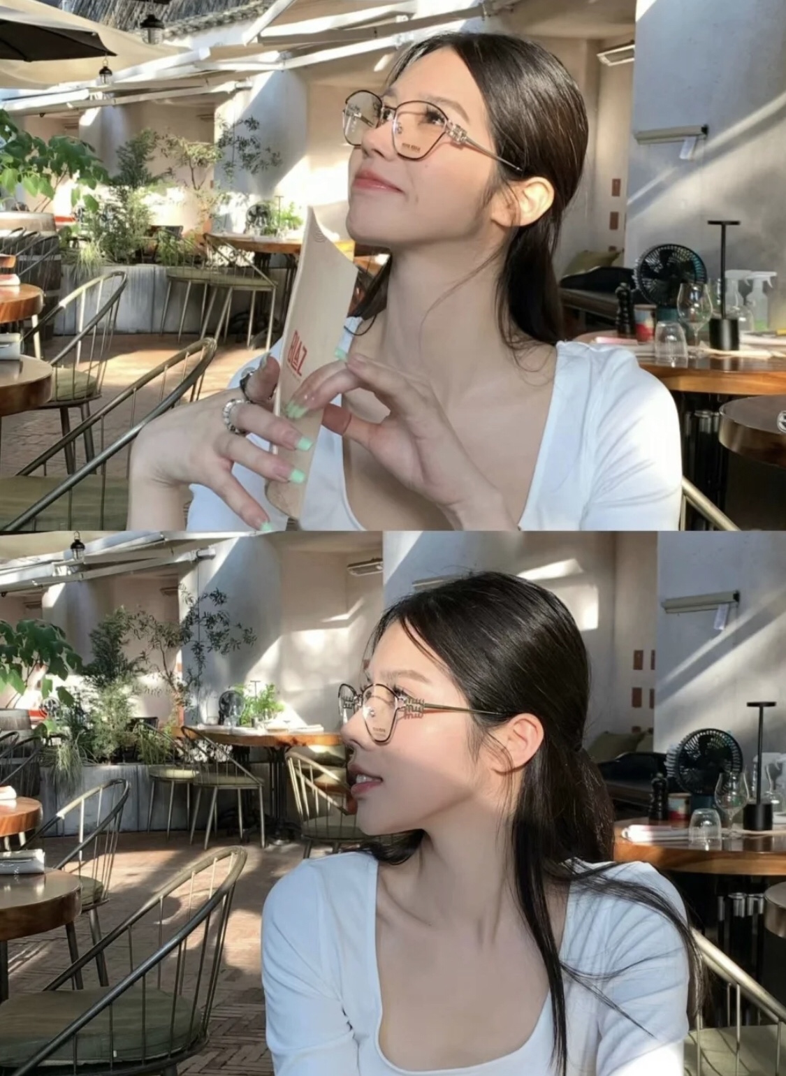 Miu Miu Miu这副素颜框真的是看不腻