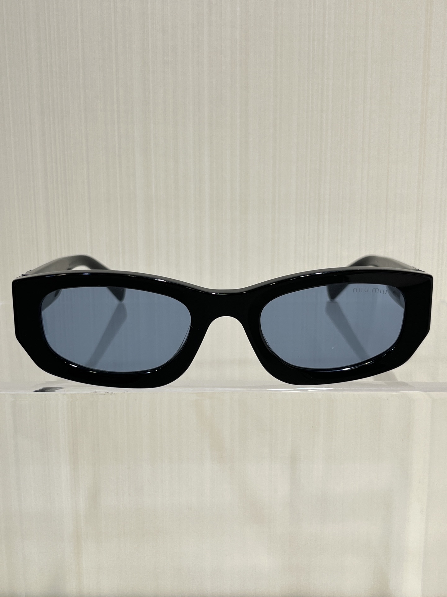 Miu Miu MU04UV Black Frame Blue Lens Fashion Sunglasses 3 i1755343802 3036 0