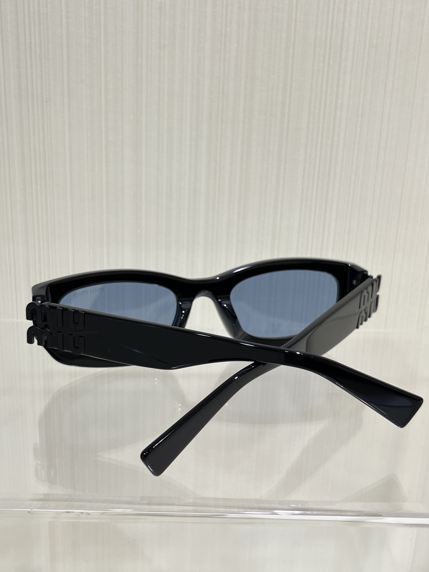 Miu Miu MU04UV Black Frame Blue Lens Fashion Sunglasses 5 i1755343802 5962 5