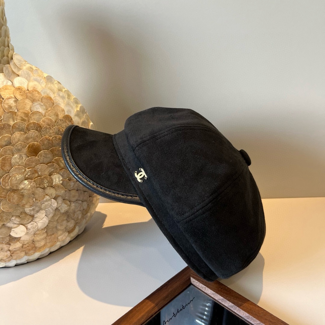 🆕

香奈儿新款鸭舌画家帽，头围57cm