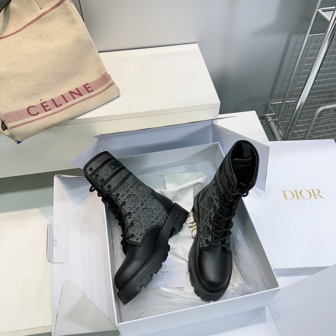 “High-Quality Diordio 25 Martin Boots: Top Edition with Christian Dior Design Elements” - 图片 9