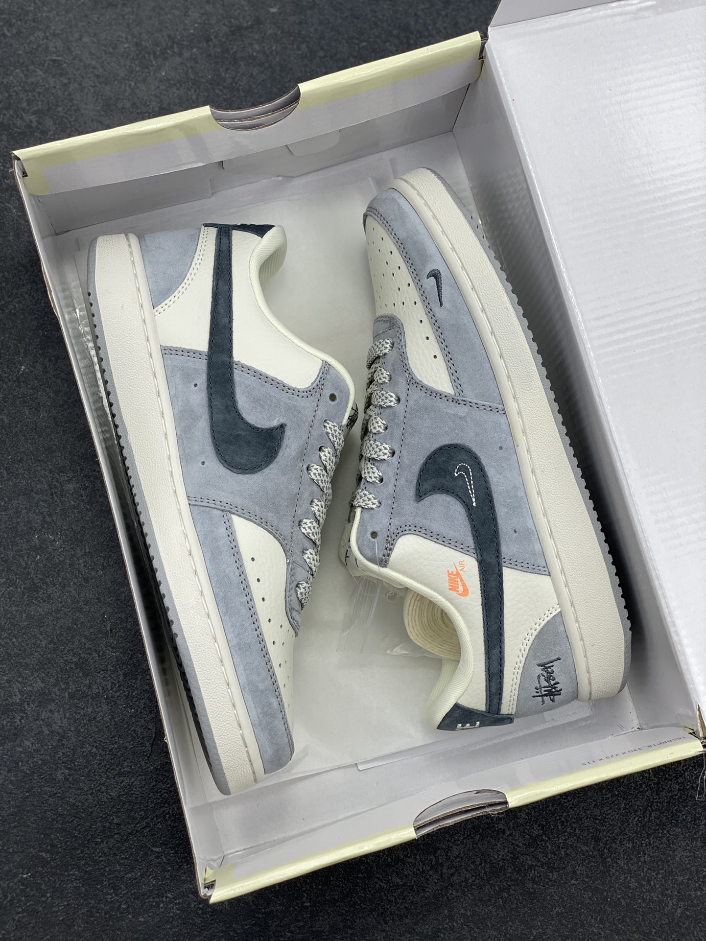 图片[9]-福利特价 海外爆款 ZP订单 NIKE EBERNON Low prm 小空军低帮百搭透气休闲运动板鞋 独家头层版本 原数据独家私模大底 纯正版型 清洁度完美 货号：FD5188-117 尺码：36 36.5 37.5 38 38.5 39 40 40.5 41 42 42.5 43 44 44.5 45-选品中心