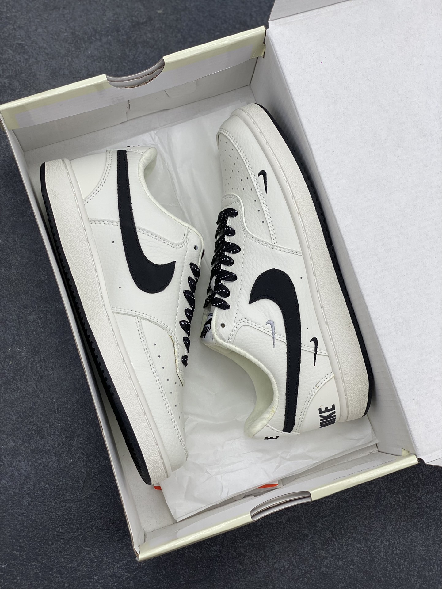 图片[9]-福利特价 海外爆款 ZP订单 NIKE EBERNON Low prm 小空军低帮百搭透气休闲运动板鞋 独家头层版本 原数据独家私模大底 纯正版型 清洁度完美 货号：FD5188-112 尺码：36 36.5 37.5 38 38.5 39 40 40.5 41 42 42.5 43 44 44.5 45-选品中心