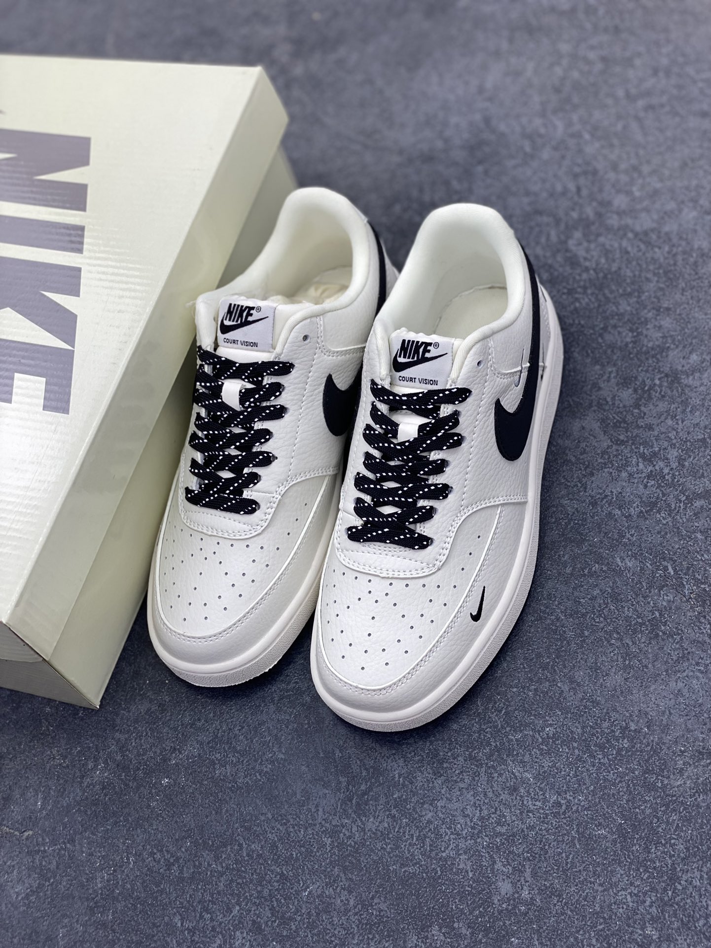 图片[8]-福利特价 海外爆款 ZP订单 NIKE EBERNON Low prm 小空军低帮百搭透气休闲运动板鞋 独家头层版本 原数据独家私模大底 纯正版型 清洁度完美 货号：FD5188-112 尺码：36 36.5 37.5 38 38.5 39 40 40.5 41 42 42.5 43 44 44.5 45-选品中心