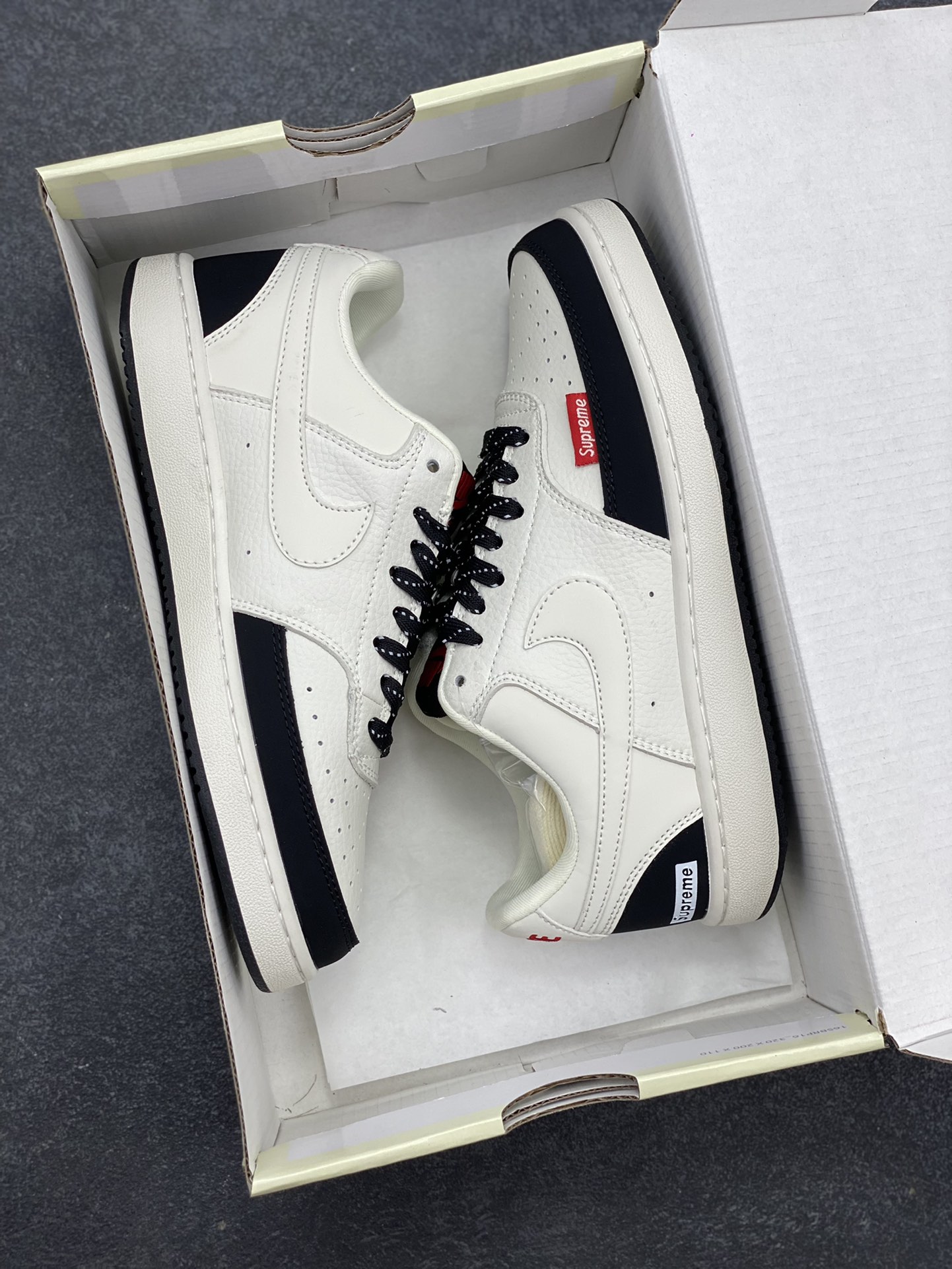 图片[9]-福利特价 海外爆款 ZP订单 NIKE EBERNON Low prm 小空军低帮百搭透气休闲运动板鞋 独家头层版本 原数据独家私模大底 纯正版型 清洁度完美 货号：FD5188-127 尺码：36 36.5 37.5 38 38.5 39 40 40.5 41 42 42.5 43 44 44.5 45-选品中心