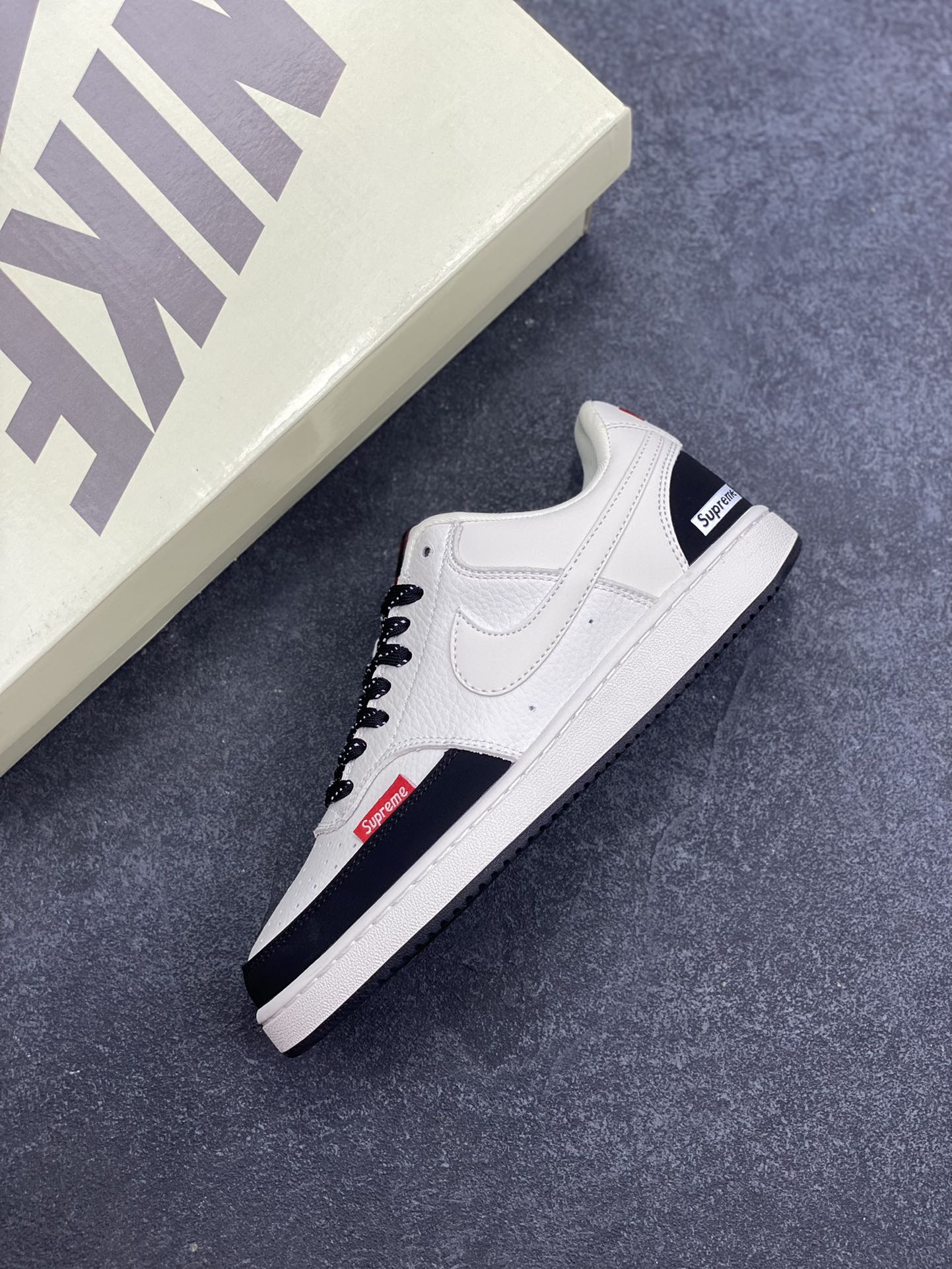 图片[7]-福利特价 海外爆款 ZP订单 NIKE EBERNON Low prm 小空军低帮百搭透气休闲运动板鞋 独家头层版本 原数据独家私模大底 纯正版型 清洁度完美 货号：FD5188-127 尺码：36 36.5 37.5 38 38.5 39 40 40.5 41 42 42.5 43 44 44.5 45-选品中心