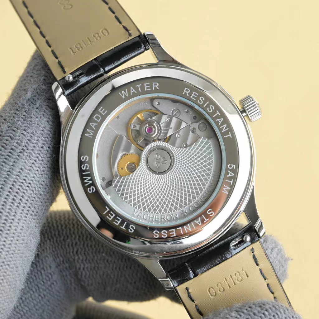 New Zijiang Danton watch with white and gold options, 9015 core, Italian belt, 40mm diameter, high-end quality. - 图片 9