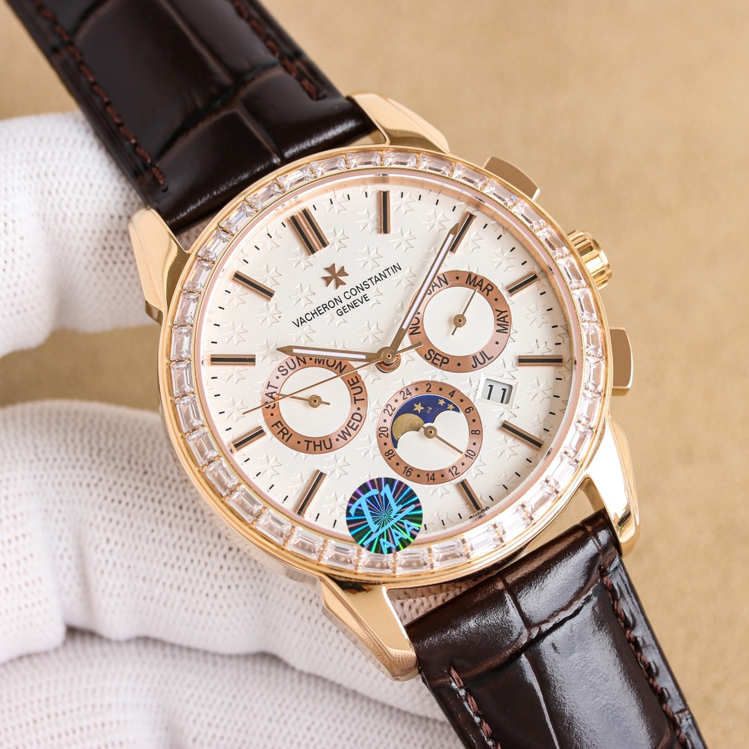 White Zen 3450 Gold Essex Danton-Vacheron Constantin R46 Upgrade Passage Series Watch Review - 图片 2