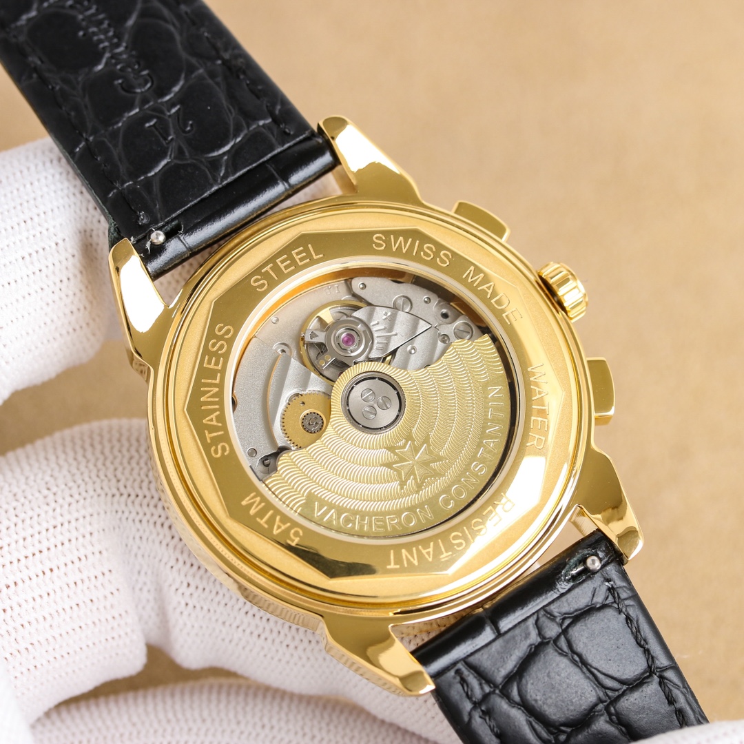 Vacheron Constantin R46 Upgrade Passage Series: White Zen 3450, Gold p3565 Multifunctional Design & High-Quality Craftsmanship - 图片 8