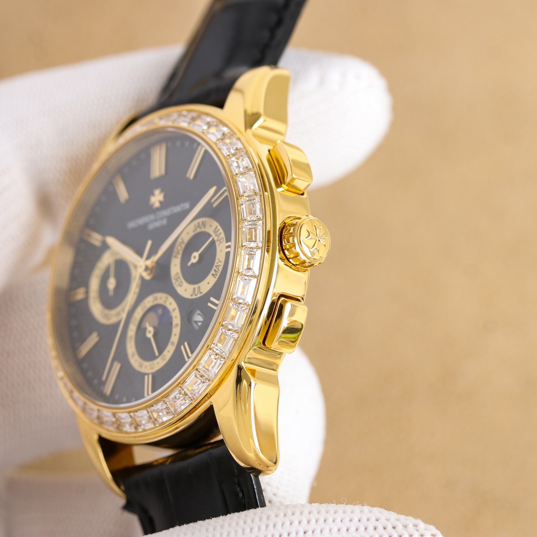 Vacheron Constantin R46 Upgrade Passage Series: White Zen 3450, Gold p3565 Multifunctional Design & High-Quality Craftsmanship - 图片 7