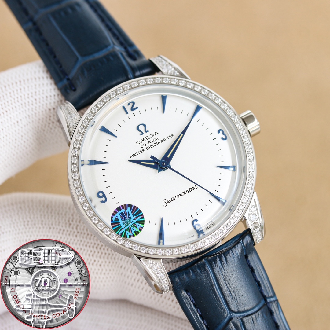Title: Omega Seamaster 1948 Wristwatch Review Summary: Omega Seamaster 1948 wristwatch features identical design to original, 316L steel, arched sapphire glass, - 图片 5