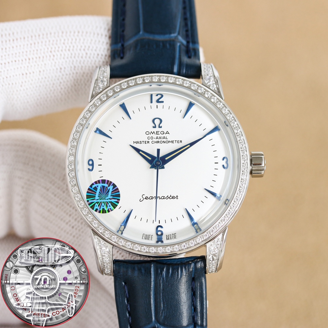 Title: Omega Seamaster 1948 Wristwatch Review Summary: Omega Seamaster 1948 wristwatch features identical design to original, 316L steel, arched sapphire glass, - 图片 4