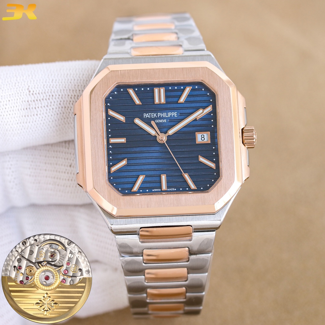 New Buda Emerald CUBITUS 5821 Nautilus Wristwatch: Features, Specs, and Design Details - 图片 3