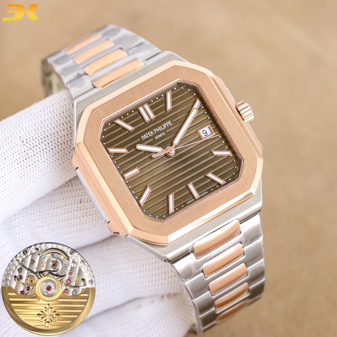New Buda Emerald CUBITUS 5821 Nautilus Wristwatch: Features, Specs, and Design Details - 图片 6