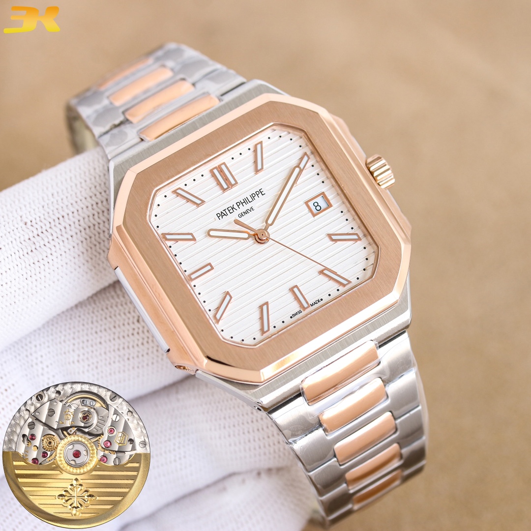New Buda Emerald CUBITUS 5821 Nautilus Wristwatch: Features, Specs, and Design Details - 图片 2
