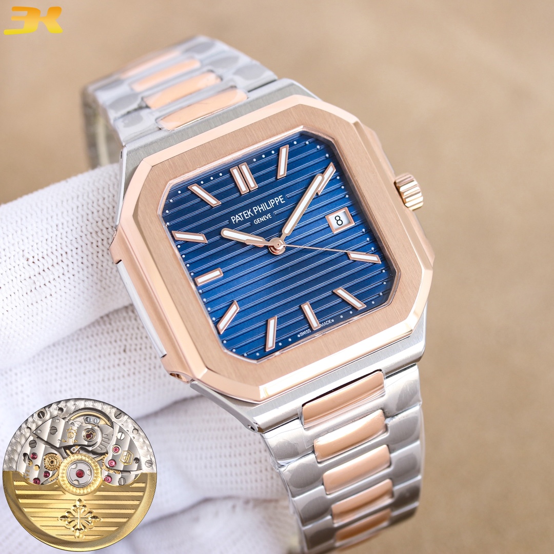 New Buda Emerald CUBITUS 5821 Nautilus Wristwatch: Features, Specs, and Design Details - 图片 4