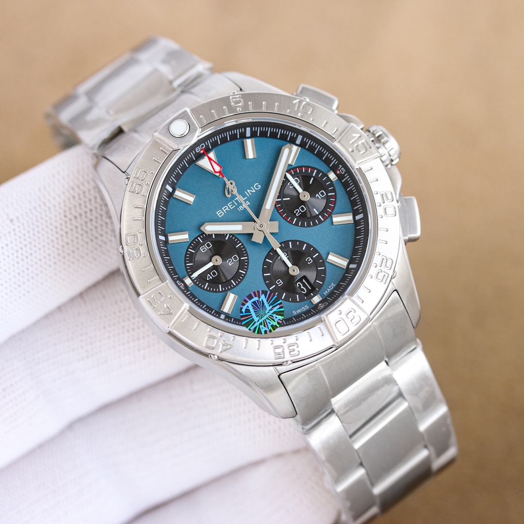 Avenger B01 Chronograph 44: 100-Year-Old White Gill Belt 3795 P3910 Watch Review - 图片 4