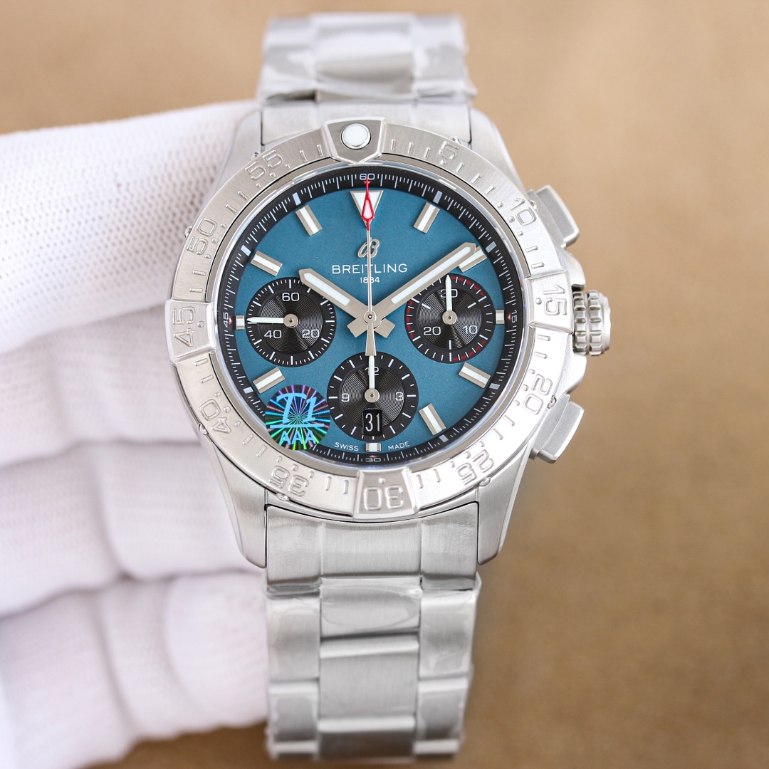 Avenger B01 Chronograph 44: 100-Year-Old White Gill Belt 3795 P3910 Watch Review - 图片 3