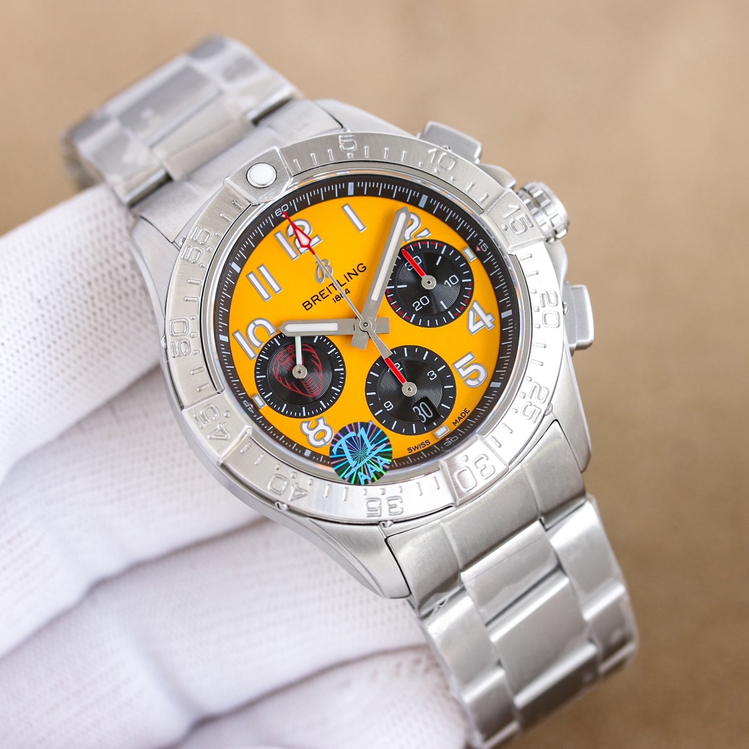 Avenger B01 Chronograph 44: 100-Year-Old White Gill Belt 3795 P3910 Watch Review - 图片 2