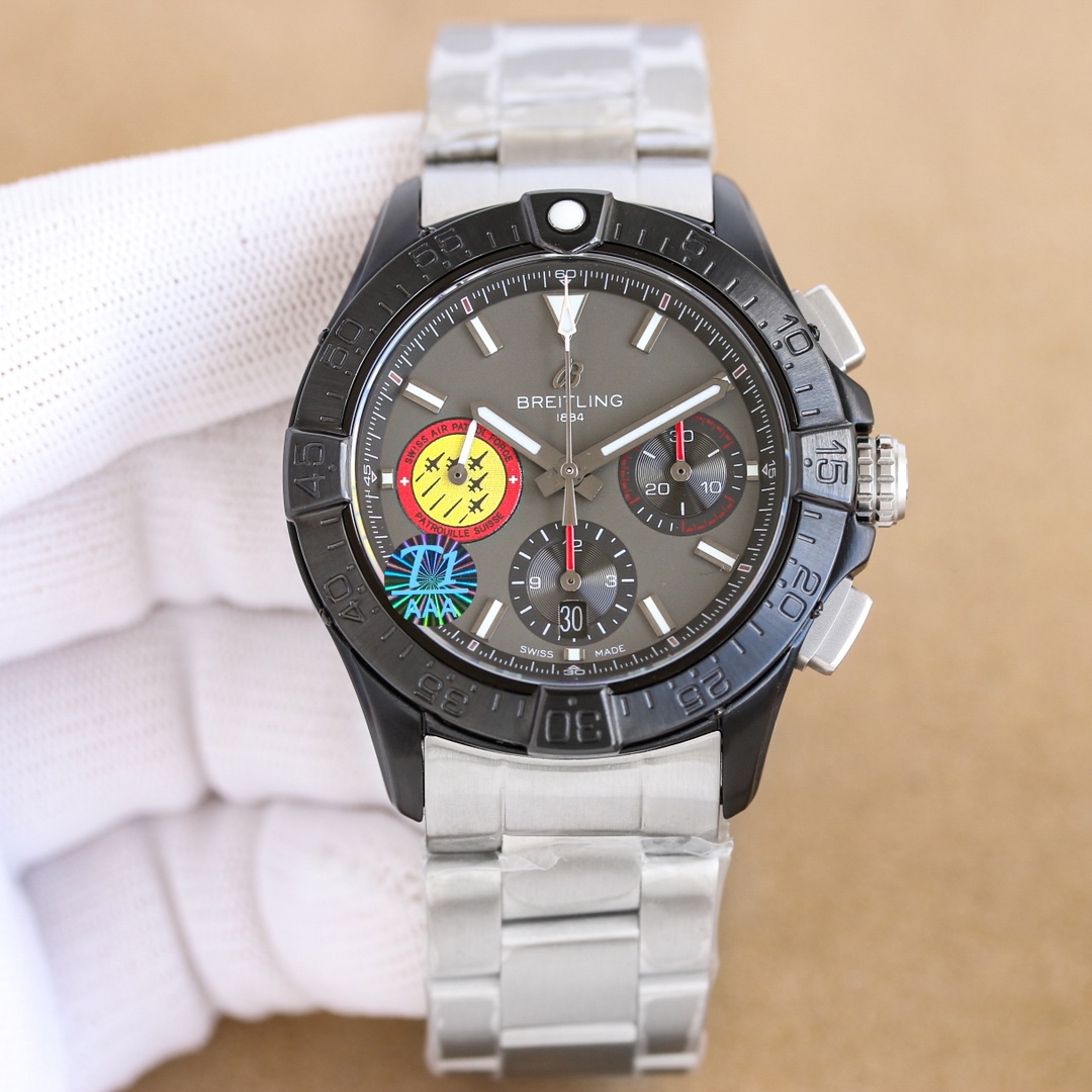 Title: White Gill 3795 Avenger B01 Chronograph 44 Watch Summary Summary: Avenger B01 Chronograph 44 watch, designed for pilots, features a bold design, adapt - 图片 5