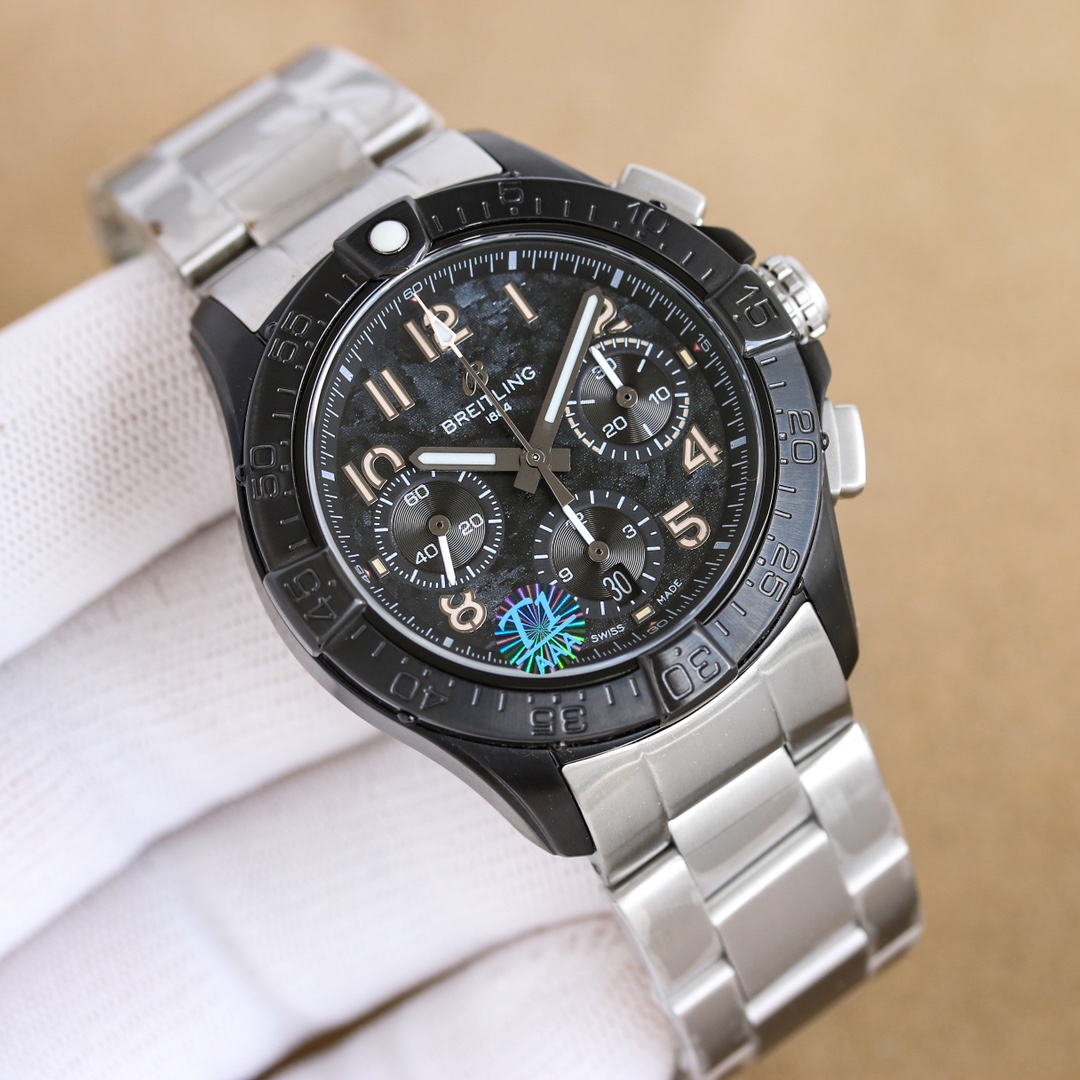 Title: White Gill 3795 Avenger B01 Chronograph 44 Watch Summary Summary: Avenger B01 Chronograph 44 watch, designed for pilots, features a bold design, adapt - 图片 2