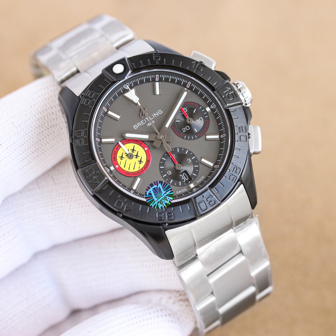 Title: White Gill 3795 Avenger B01 Chronograph 44 Watch Summary Summary: Avenger B01 Chronograph 44 watch, designed for pilots, features a bold design, adapt - 图片 6