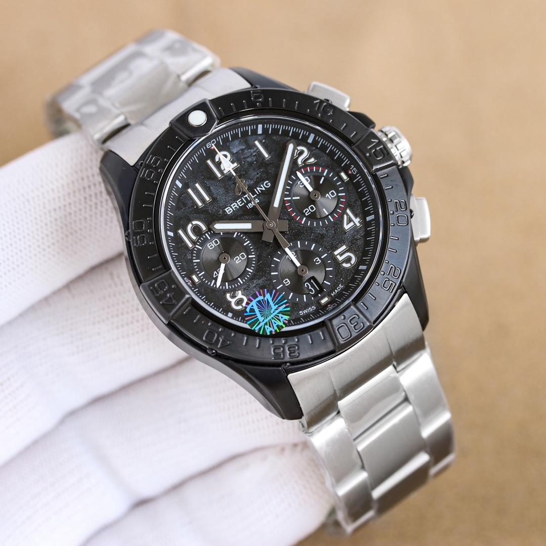 Title: White Gill 3795 Avenger B01 Chronograph 44 Watch Summary Summary: Avenger B01 Chronograph 44 watch, designed for pilots, features a bold design, adapt - 图片 4