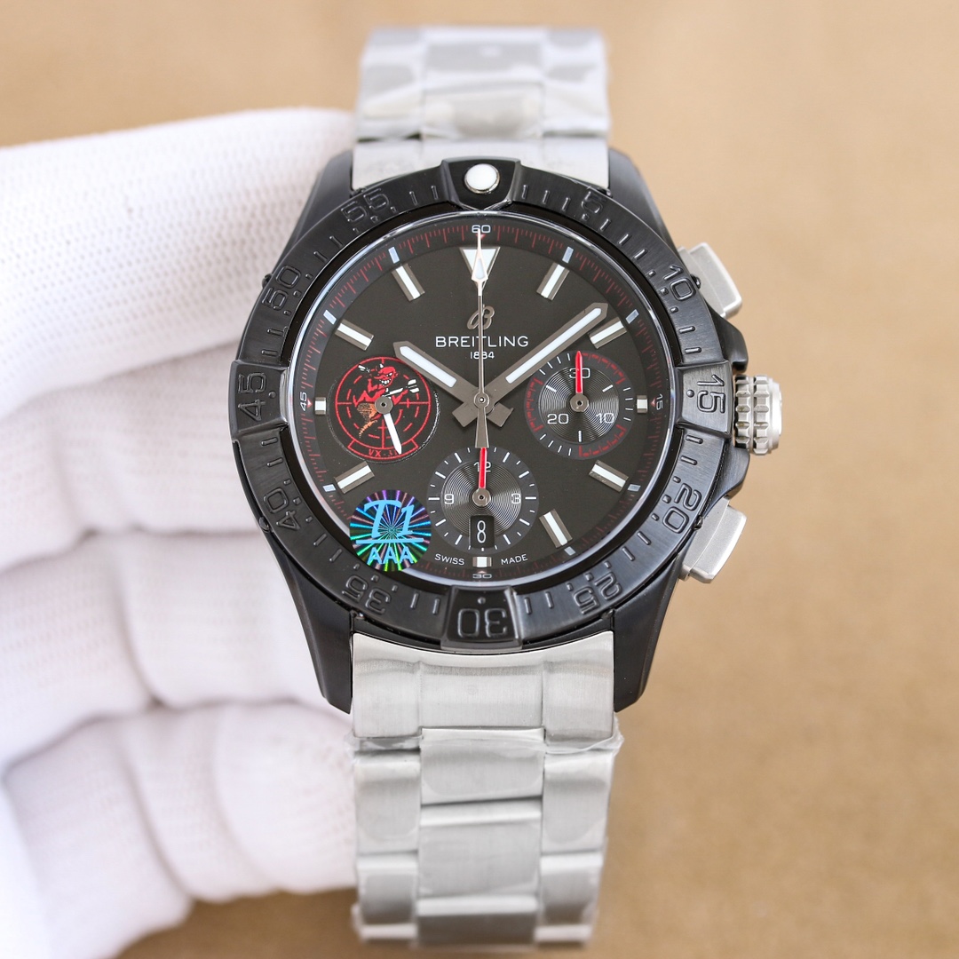 Avenger B01 Chronograph 44: 100-Year-Old Revenge Fighter Pilot Watch - 图片 7