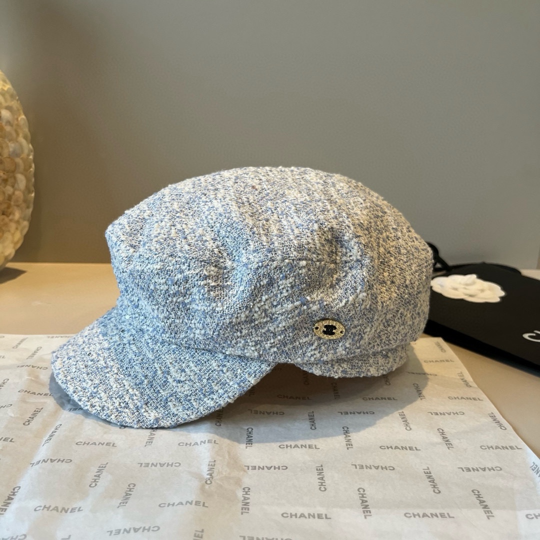 🆕

香奈儿新款鸭舌画家帽，头围57cm