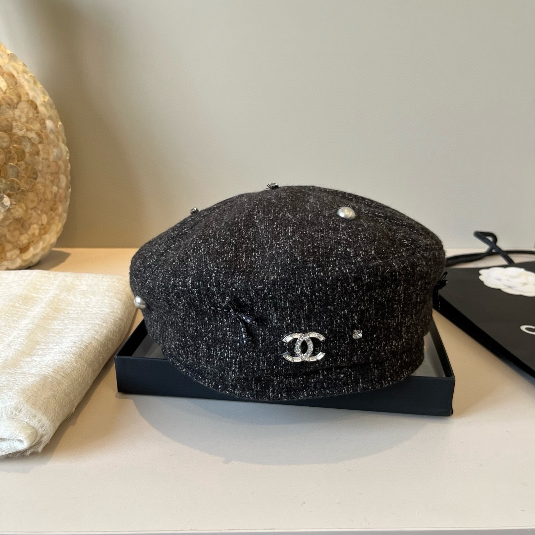 🆕

香奈儿新款贝雷帽，春夏款，头围57cm