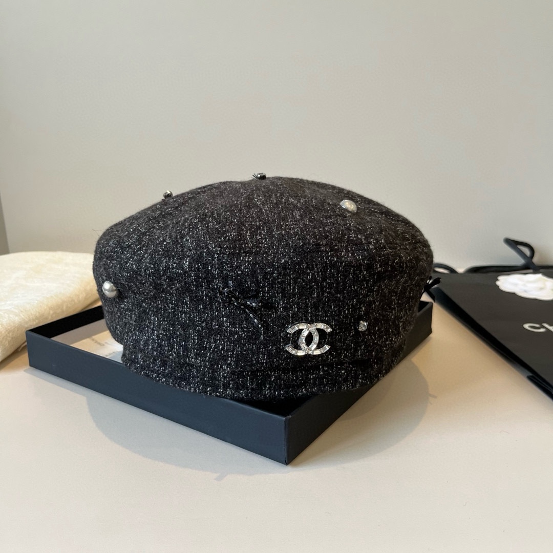 🆕

香奈儿新款贝雷帽，春夏款，头围57cm