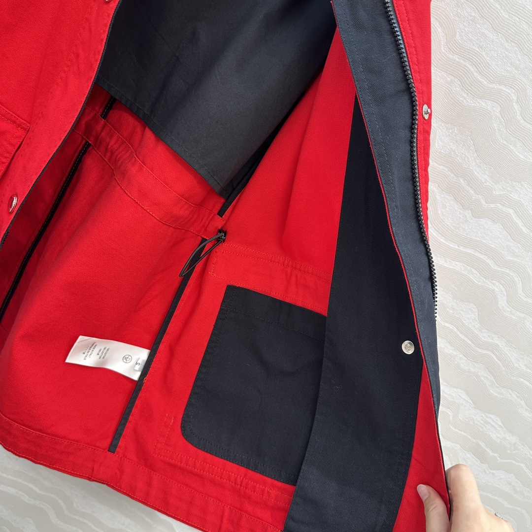 “Exclusive Red Tarpaulin Flighter Women’s Suit with Customized Design and High-Density Fabric” - 图片 8