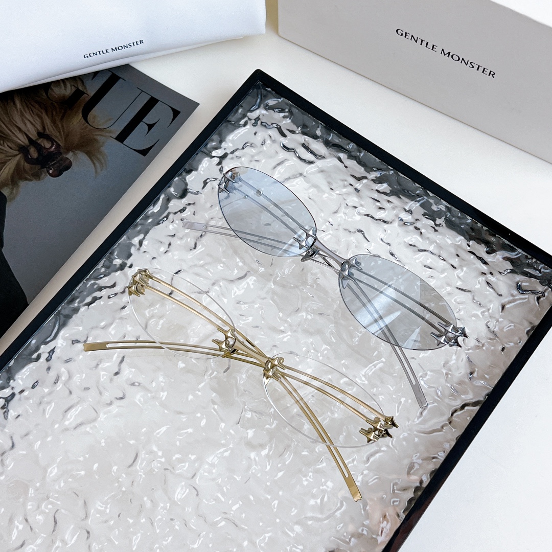 GENTLE MONSTE* BOLD系列墨镜 100%纯钛架 MOD：Node TITANIUMSIZ