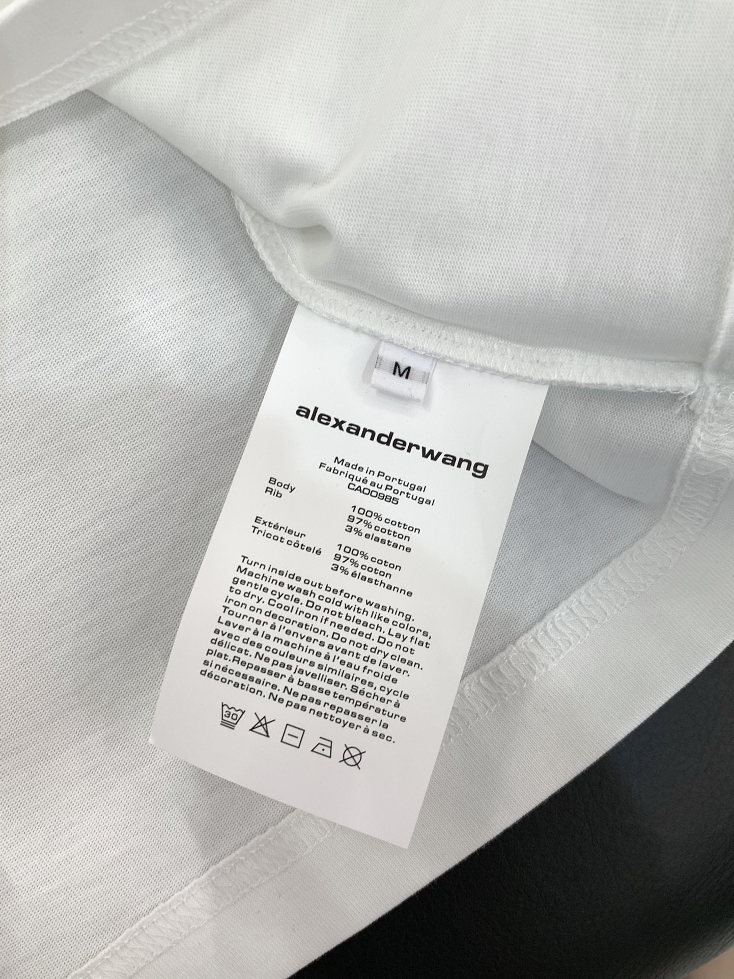 ，Alexander Wang 亚历山大·王，2025早秋新品，时尚休闲圆领长袖T恤，专柜同步有售，顶级