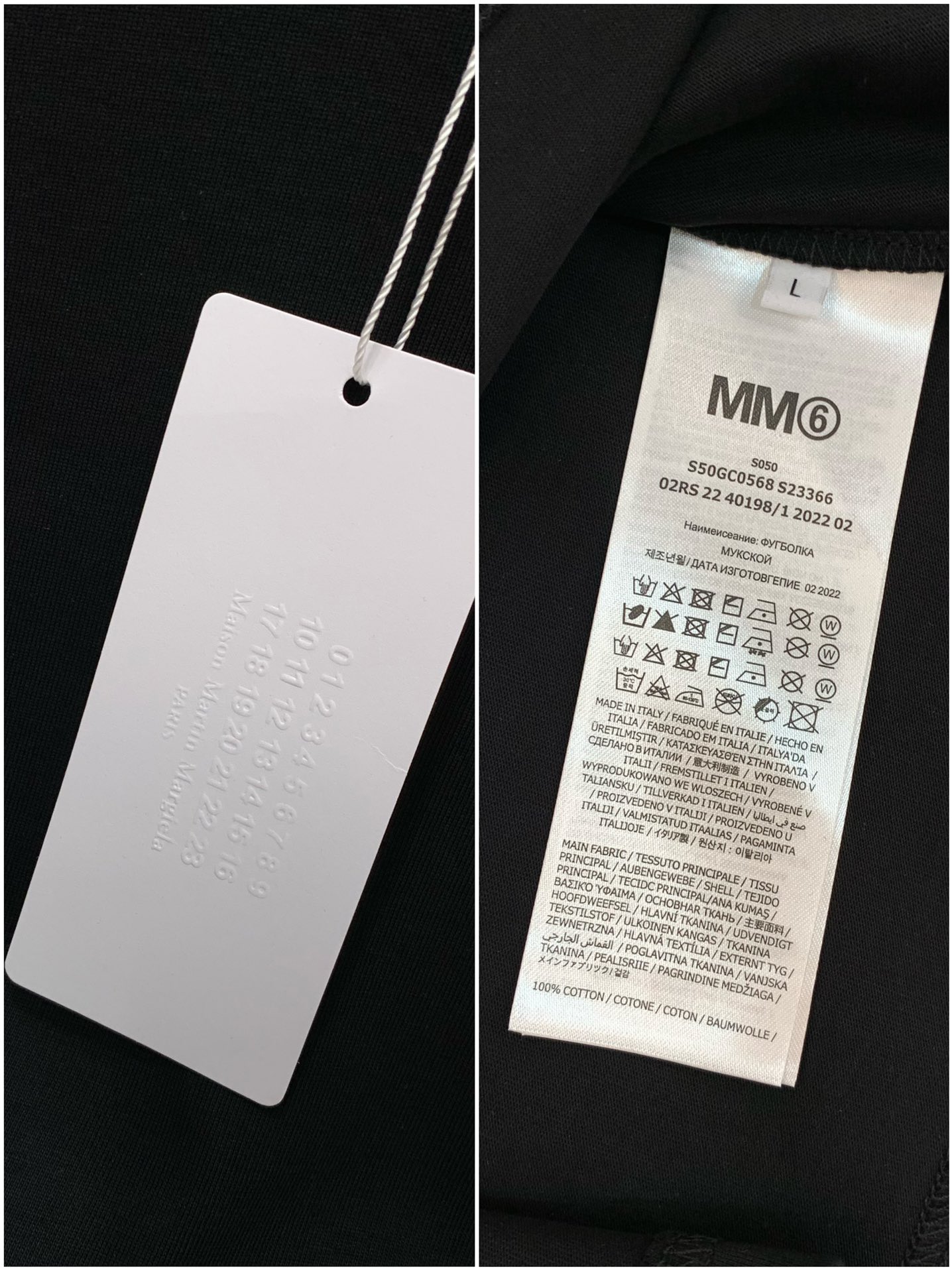 ，Maison Margiela马吉拉，2025早秋最新品，专柜同步有售，原单狠货，时尚休闲圆领长袖T恤