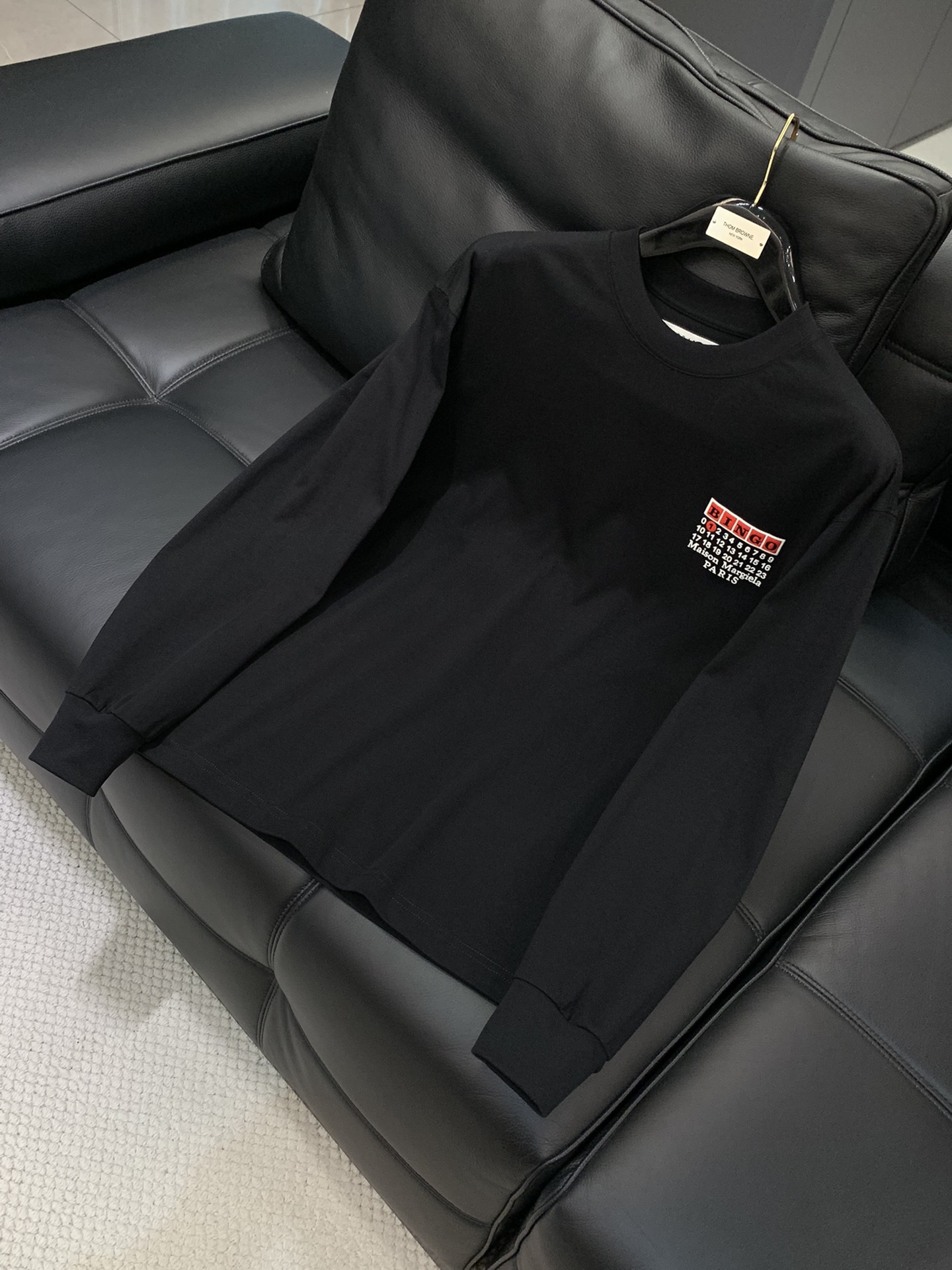 ，Maison Margiela马吉拉，2025早秋最新品，专柜同步有售，原单狠货，时尚休闲圆领长袖T恤