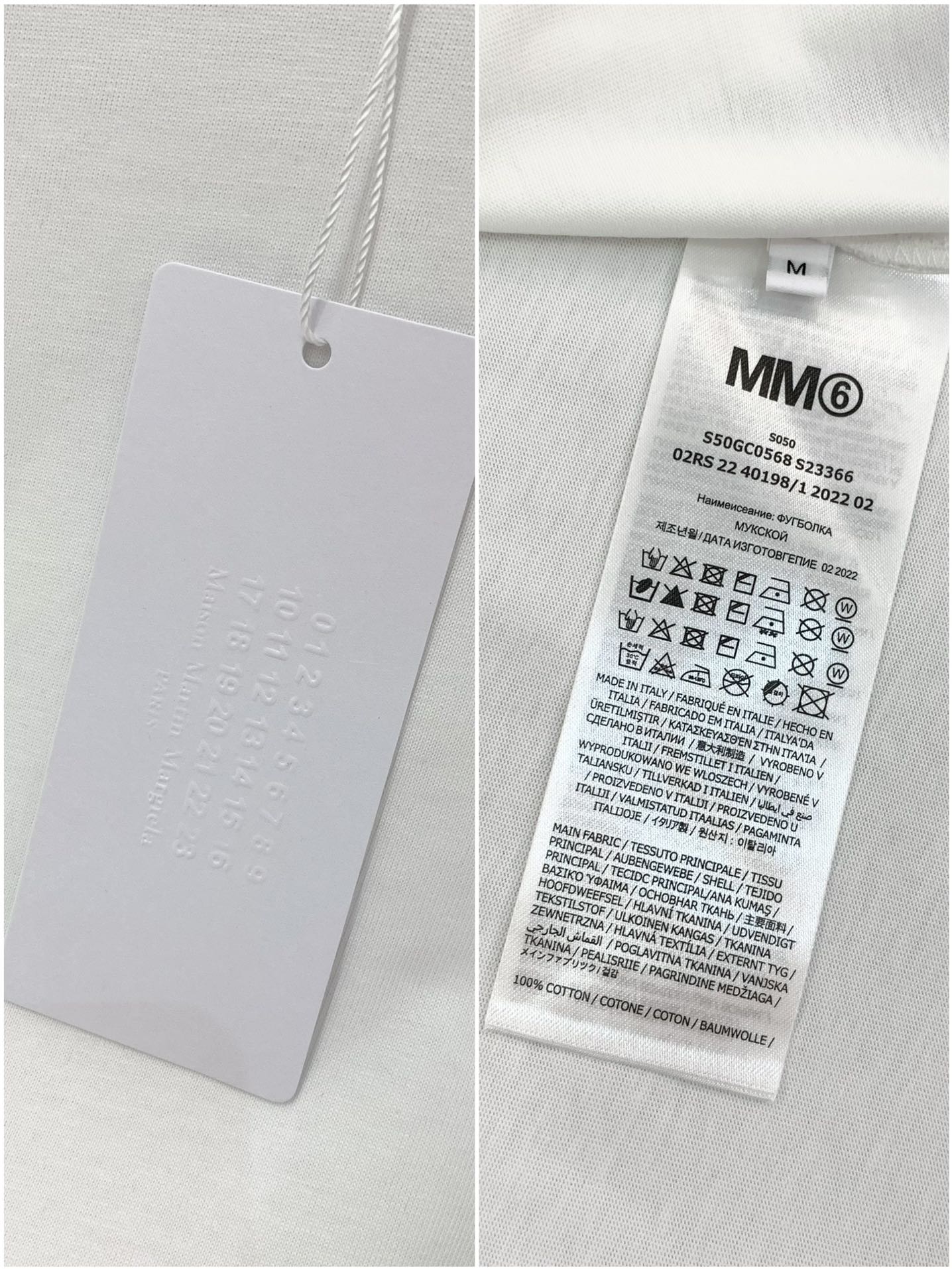 ，Maison Margiela马吉拉，2025早秋最新品，专柜同步有售，原单狠货，时尚休闲圆领长袖T恤