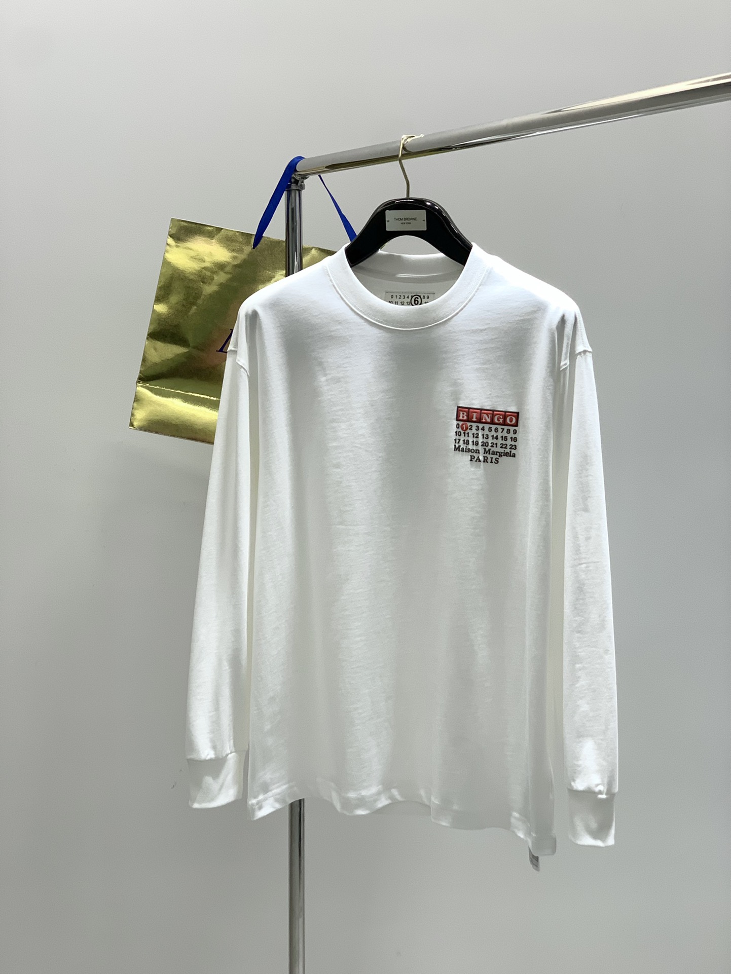 ，Maison Margiela马吉拉，2025早秋最新品，专柜同步有售，原单狠货，时尚休闲圆领长袖T恤