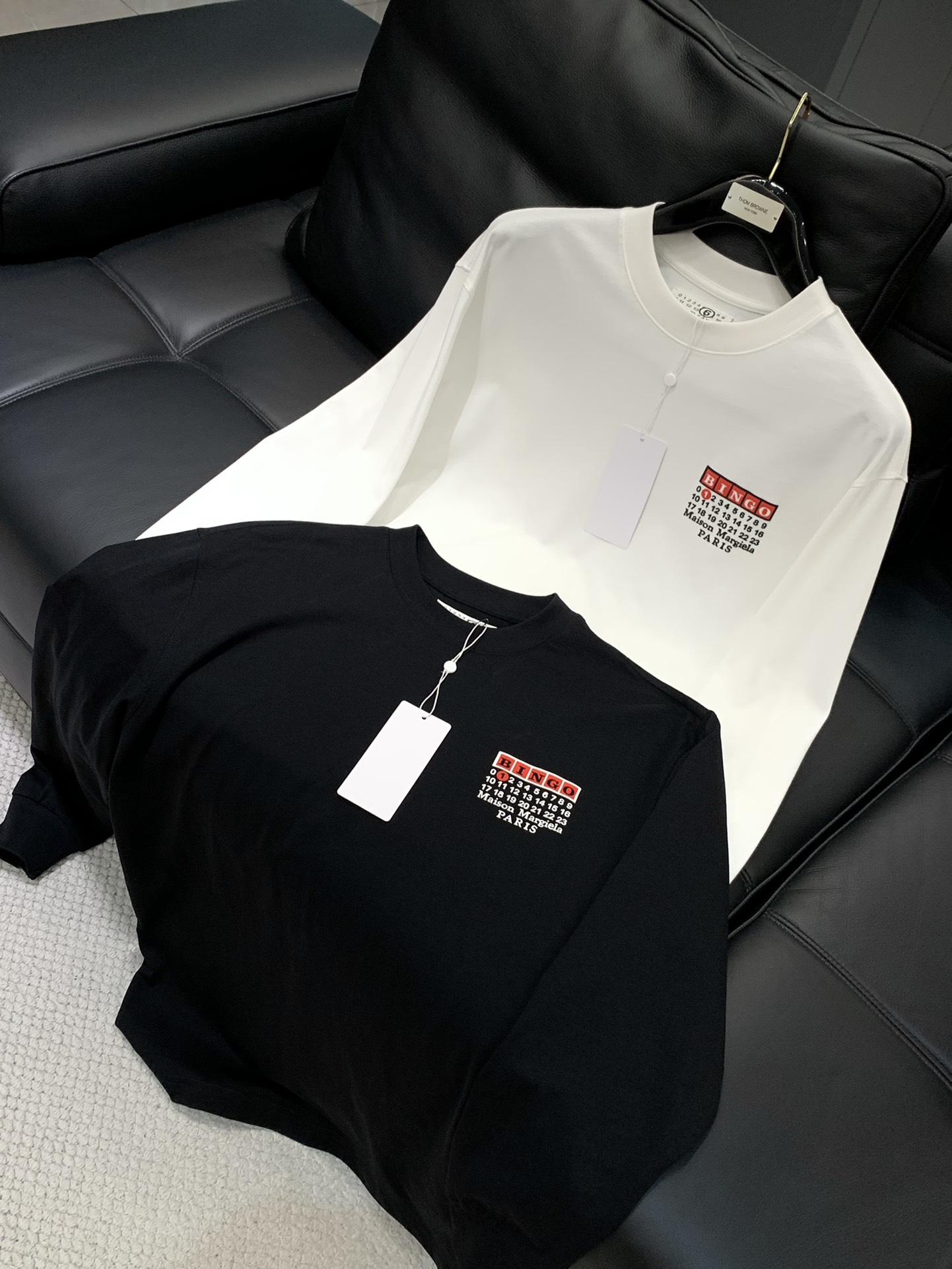 ，Maison Margiela马吉拉，2025早秋最新品，专柜同步有售，原单狠货，时尚休闲圆领长袖T恤