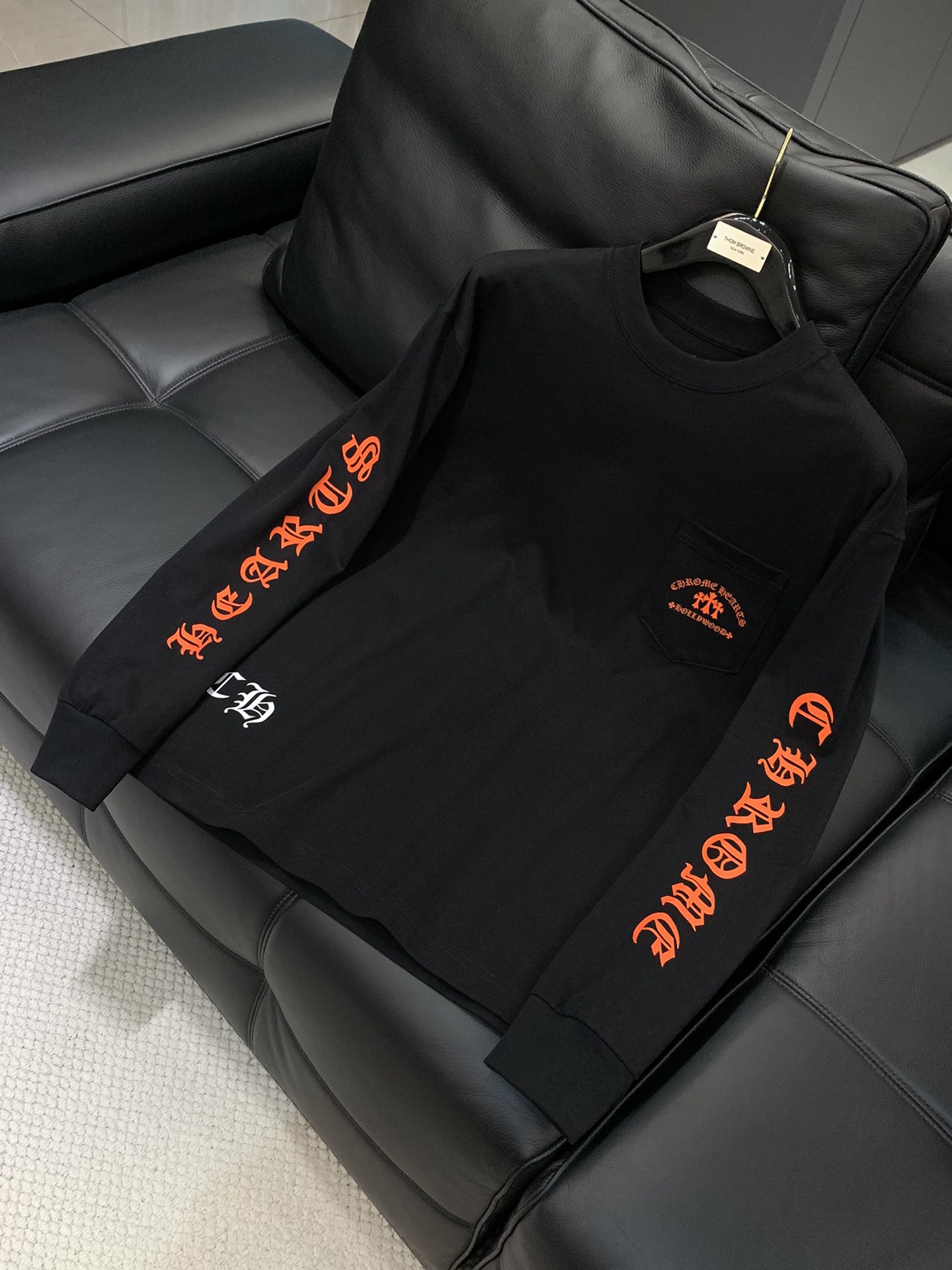 ，Chrome Hearts 克罗心，2025早秋新品，专柜同步有售，原单狠货，时尚休闲圆领长袖T恤，采