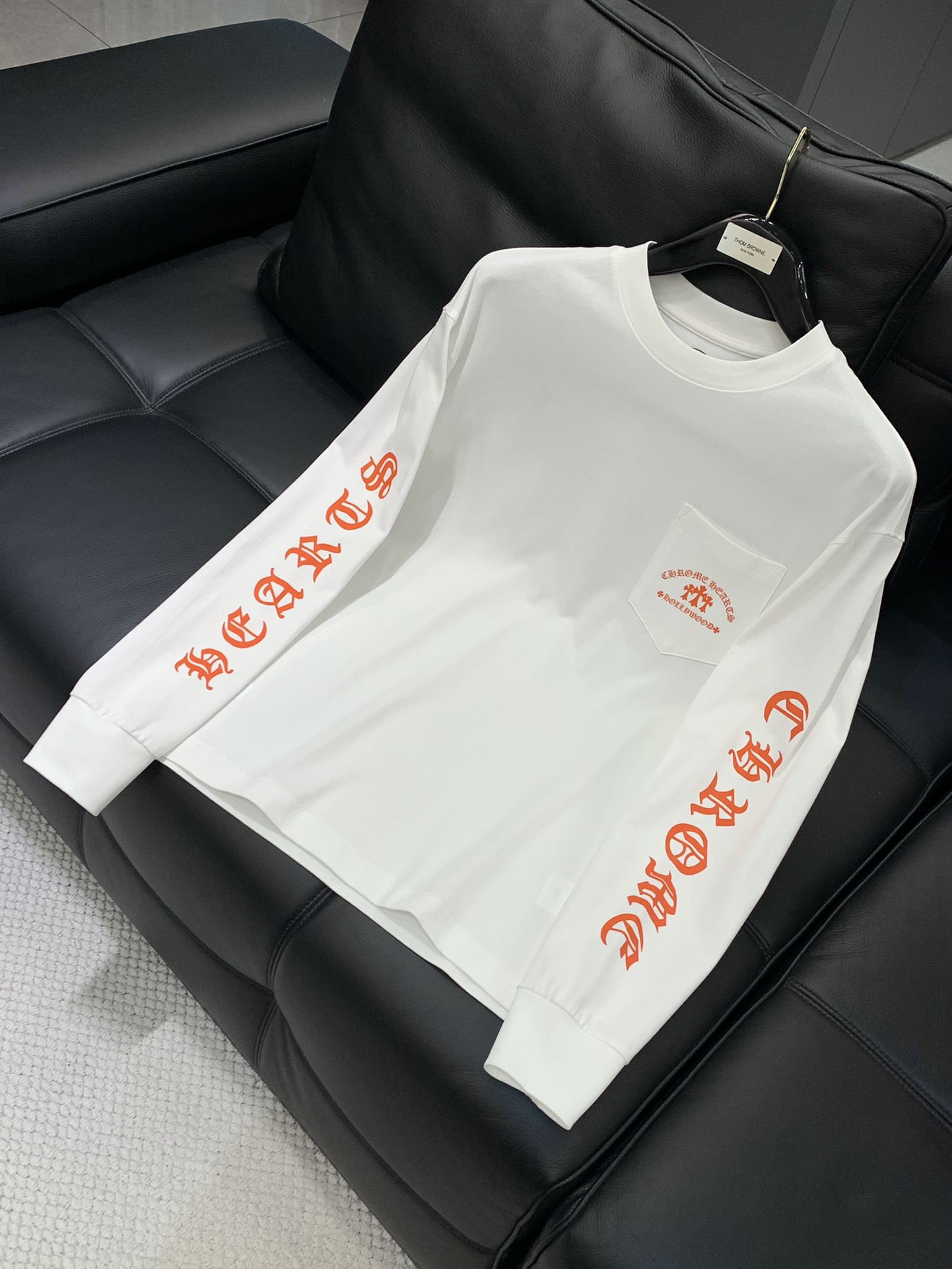 ，Chrome Hearts 克罗心，2025早秋新品，专柜同步有售，原单狠货，时尚休闲圆领长袖T恤，采