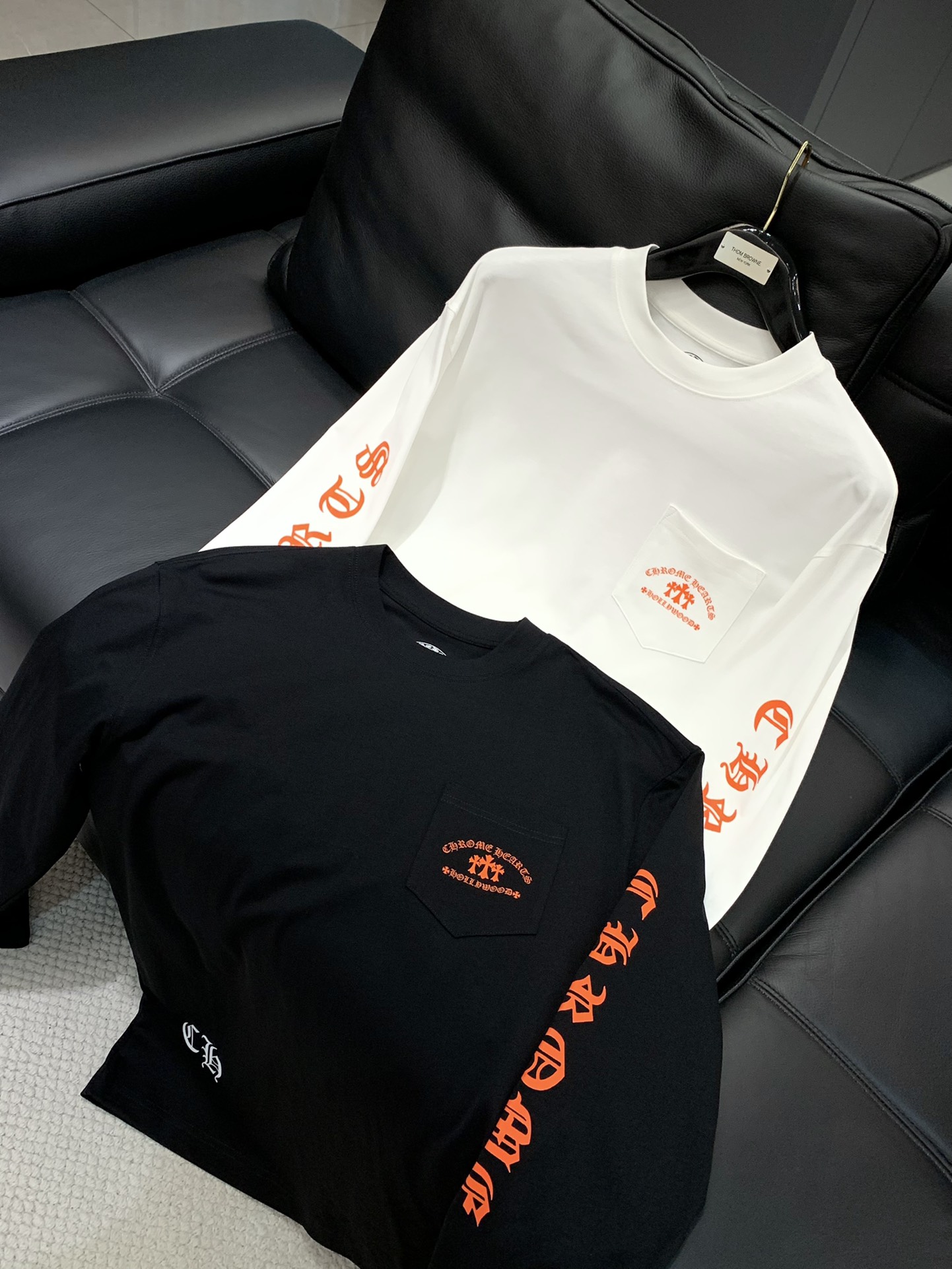 ，Chrome Hearts 克罗心，2025早秋新品，专柜同步有售，原单狠货，时尚休闲圆领长袖T恤，采