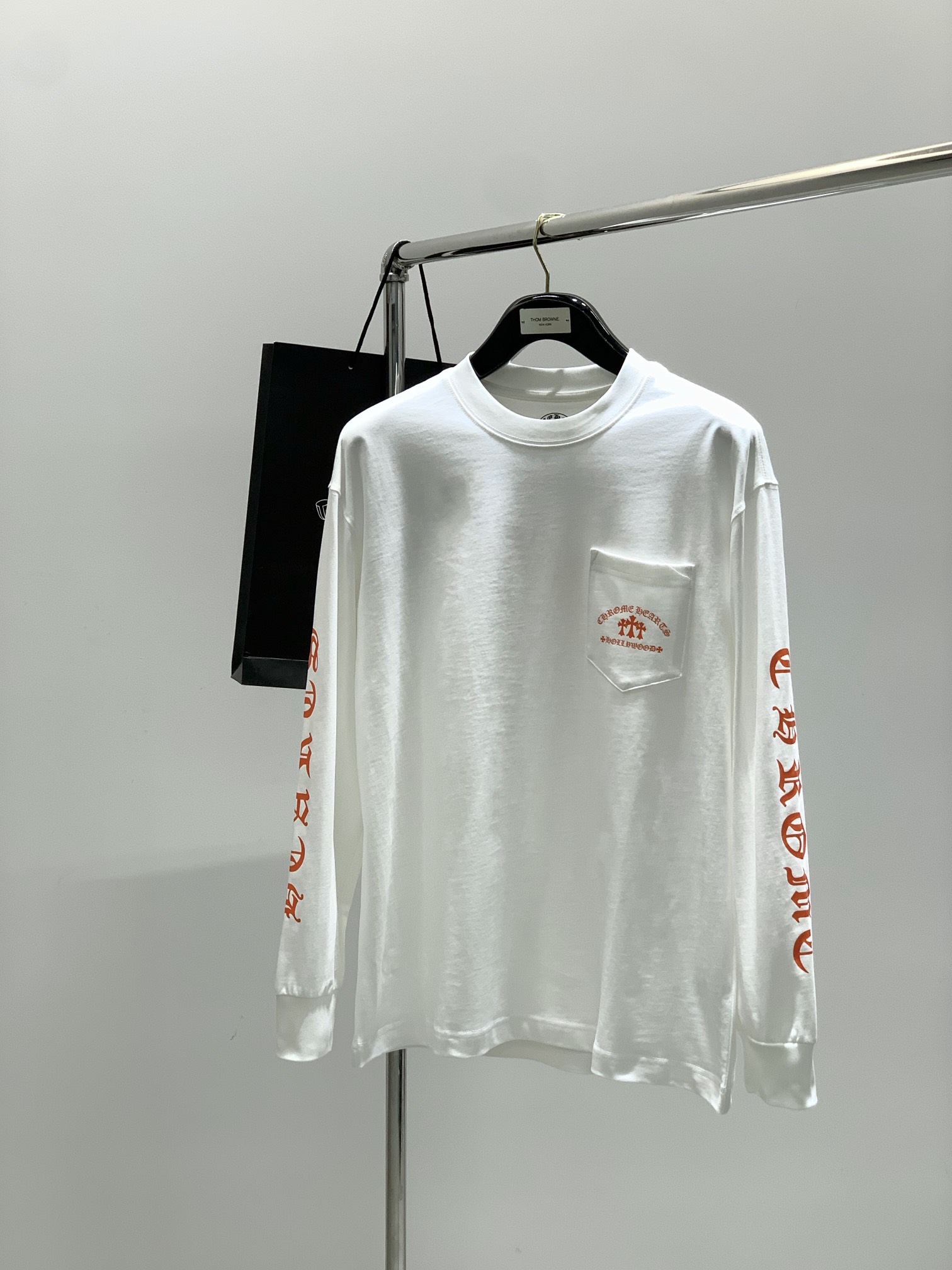 ，Chrome Hearts 克罗心，2025早秋新品，专柜同步有售，原单狠货，时尚休闲圆领长袖T恤，采