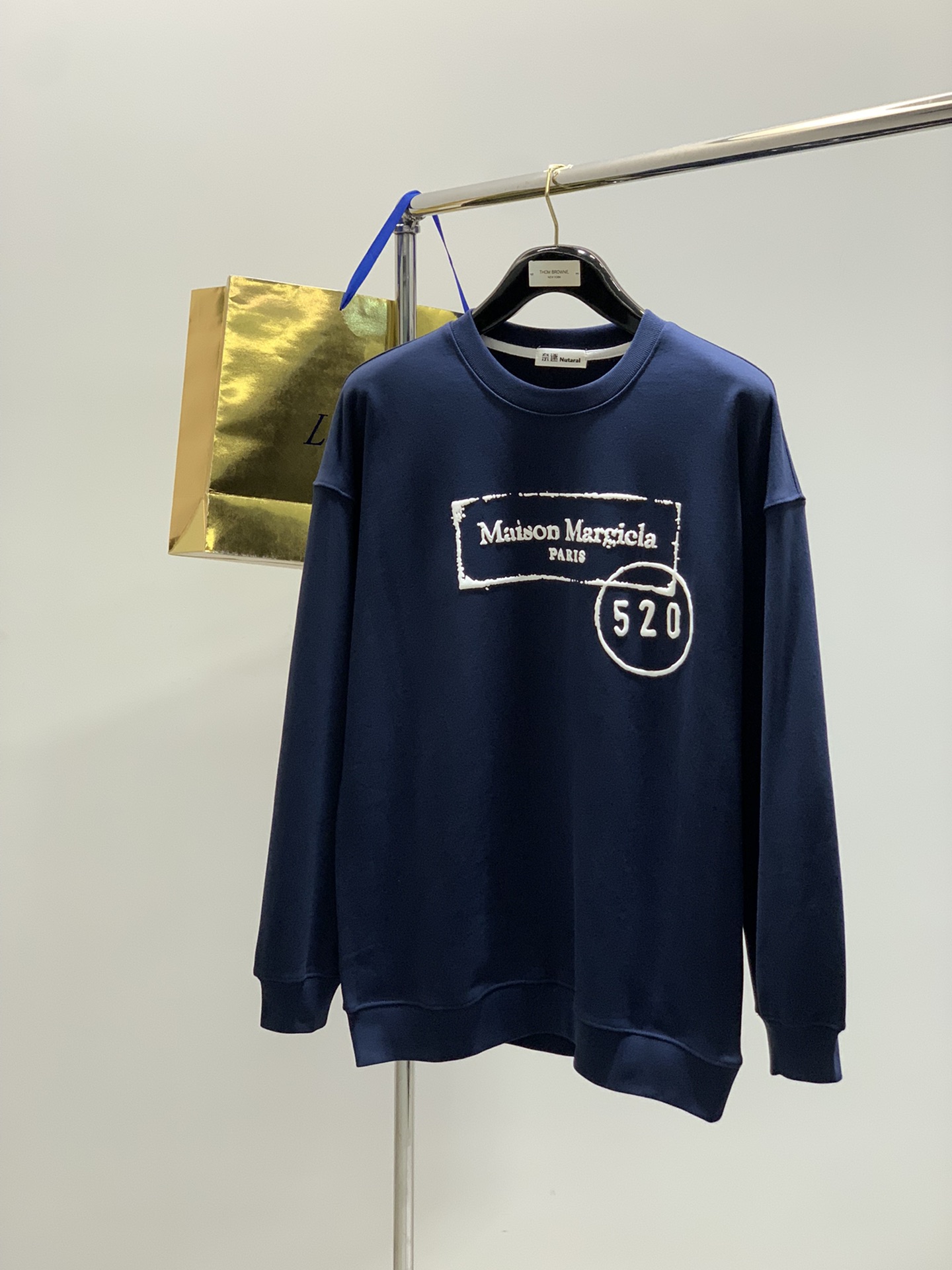 ，Maison Margiela马吉拉，2025秋季最新品，专柜同步有售，原单狠货，时尚休闲圆领长袖卫衣