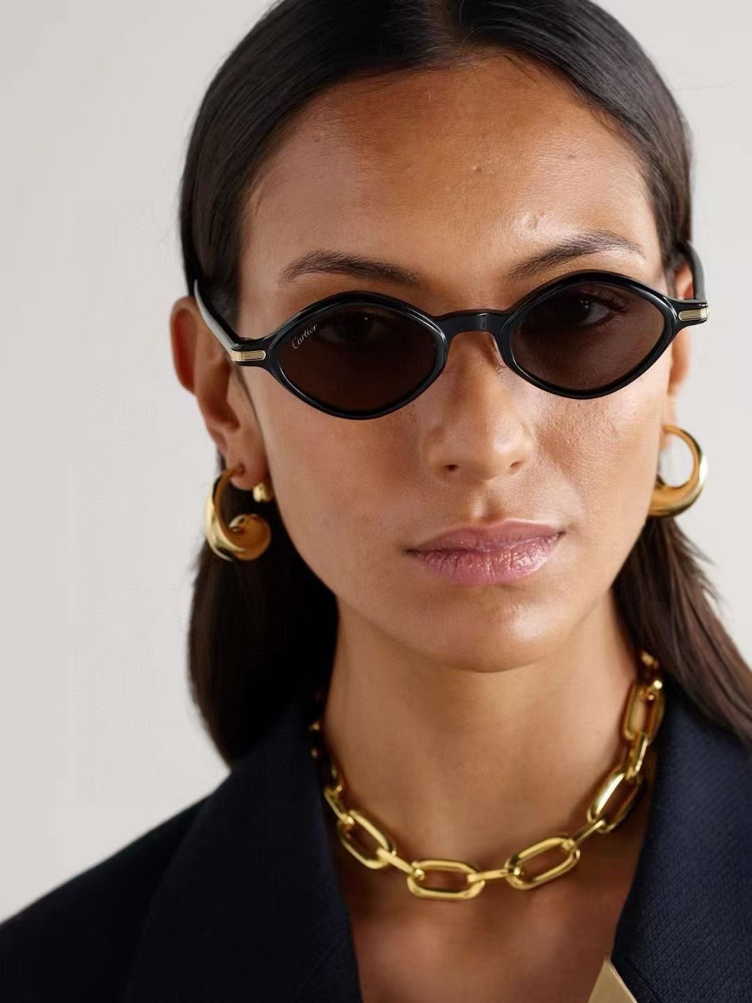  ‼️ 模特图 卡地亚 𝑪𝒂𝒓𝒕𝒊𝒆𝒓 Première系列
MOD：CT0540S
size：48口2