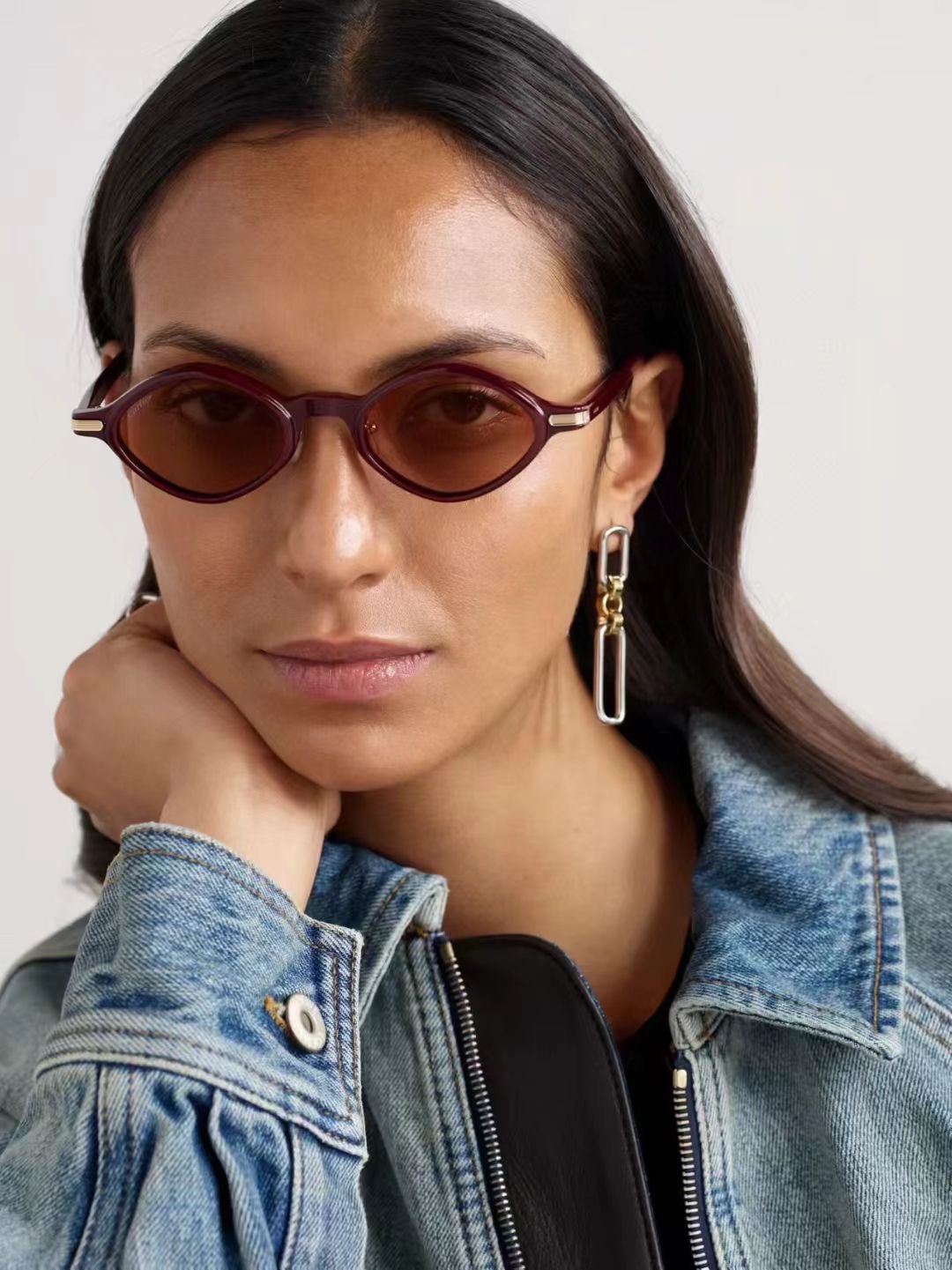  ‼️ 模特图 卡地亚 𝑪𝒂𝒓𝒕𝒊𝒆𝒓 Première系列
MOD：CT0540S
size：48口2