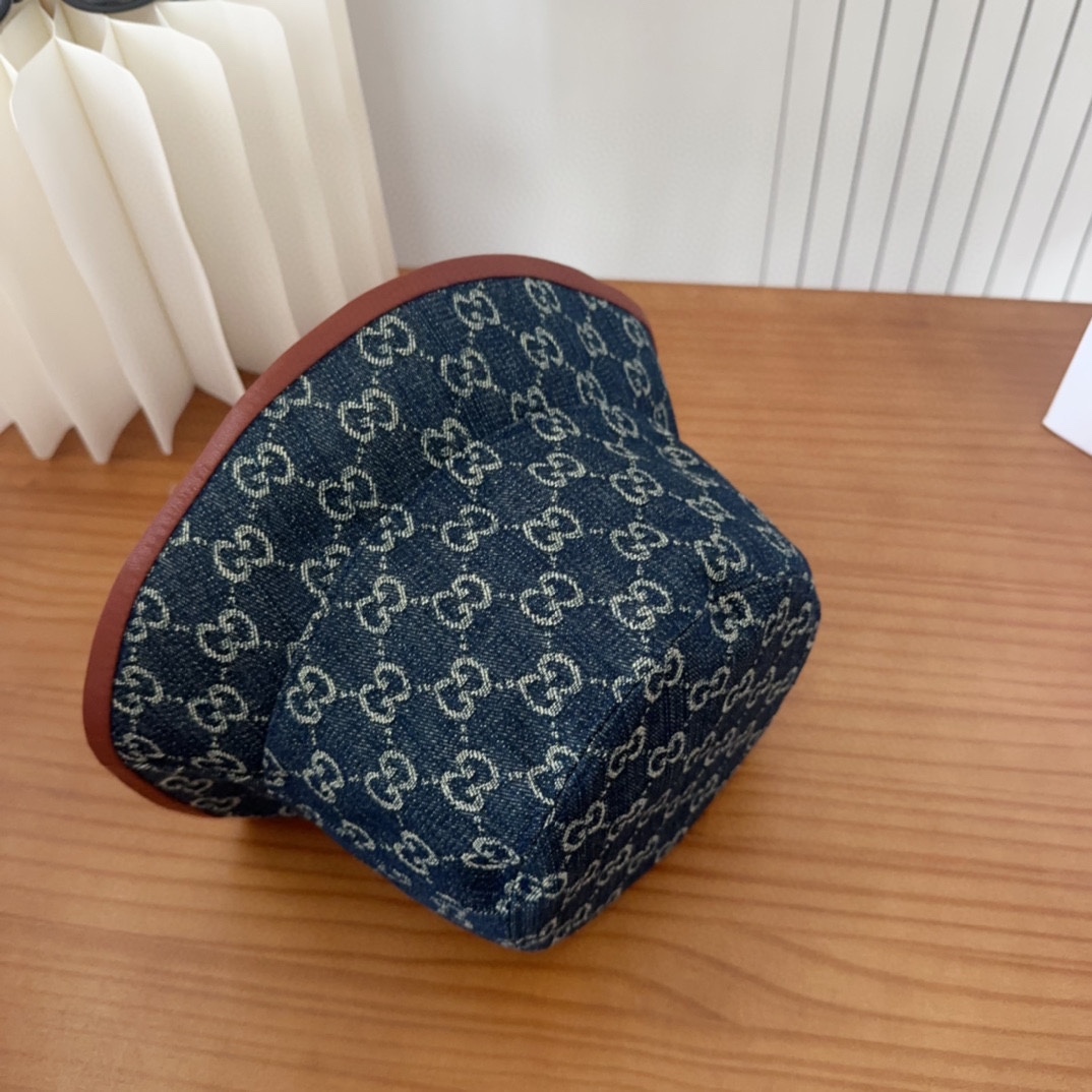 

GUCCI古奇 2025新款专柜同步渔夫帽，爆款出货，超级好搭，新款上架