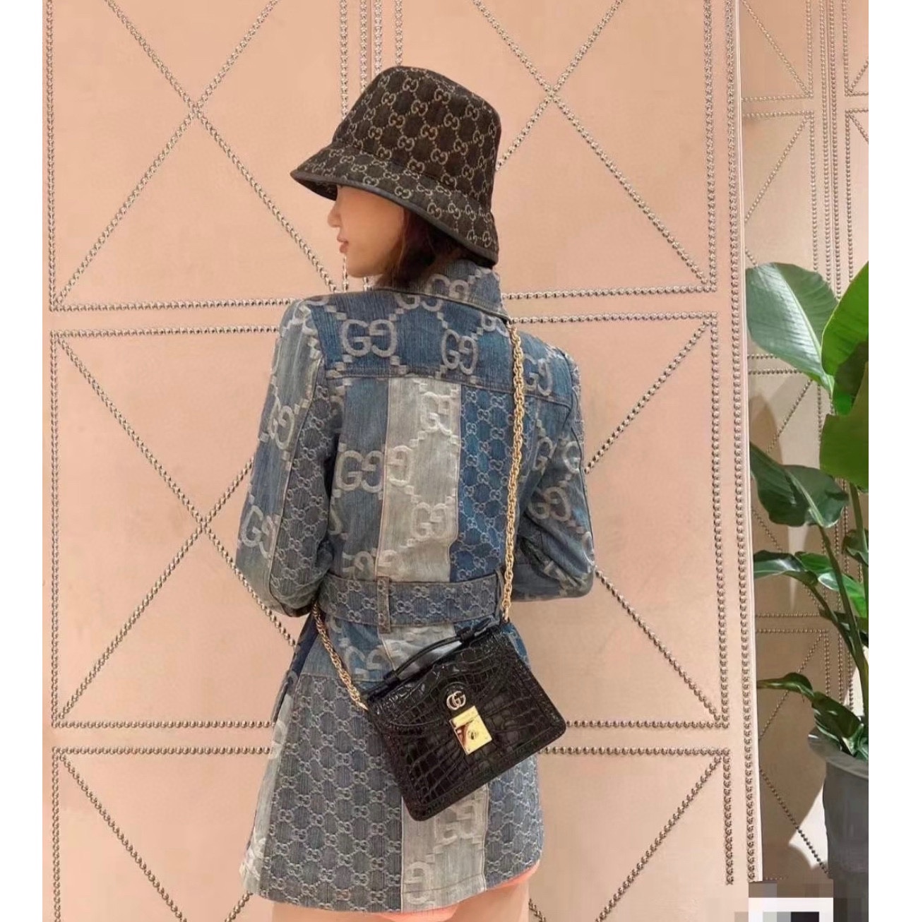 

GUCCI古奇 2025新款专柜同步渔夫帽，爆款出货，超级好搭，新款上架