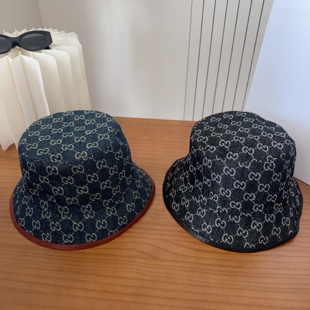 

GUCCI古奇 2025新款专柜同步渔夫帽，爆款出货，超级好搭，新款上架