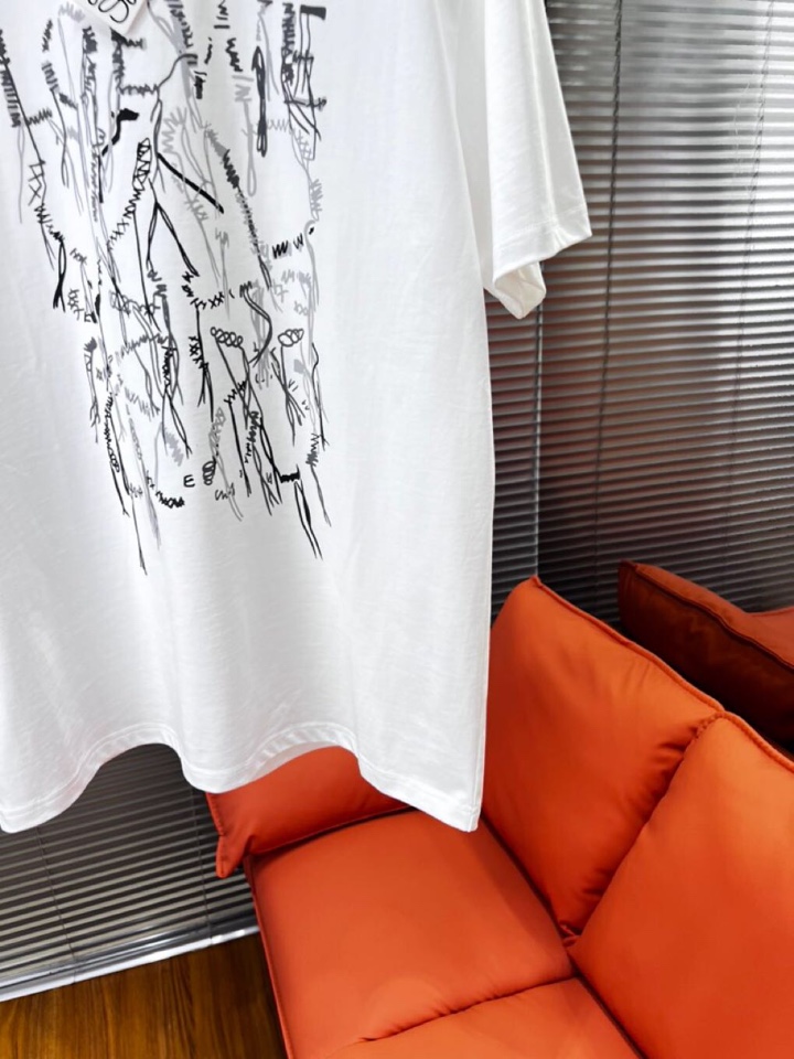  LOEWE 罗意威25ss新款男女同款情侣款短袖圆领t恤 ·定制260克100％双纱纯棉面料·定染32